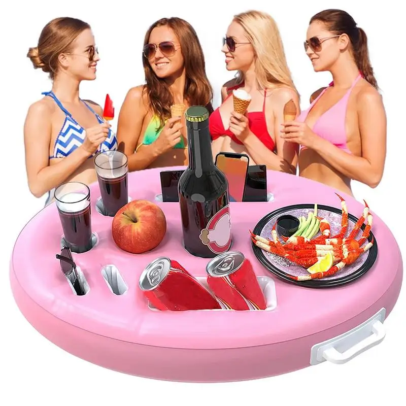 Плавающий держатель для напитков бассейна плавающий еды и поднос поплавки