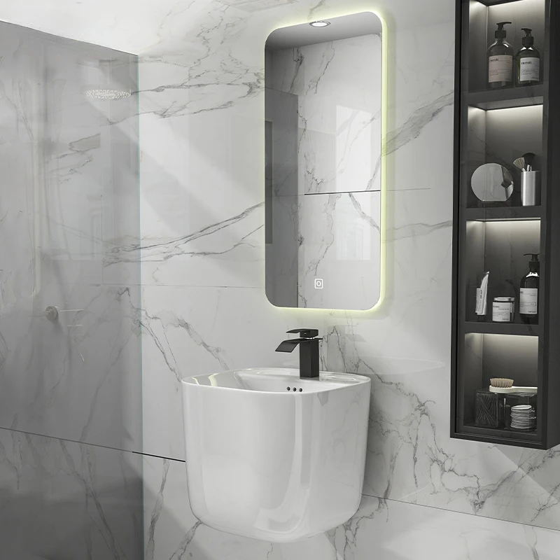 

Mini Wash Basin Single Basin Wall-Mounted Washbasin Ceramic Simple Hand Wash Dish Household