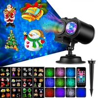 premium landscape projector light electric powered 16 pattern cards led projector lamp christmas projector lamp 1 set
