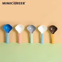 pet feeding food multi functional two color food spoon cat claw shape abs plastic material smoothed easy to clean measuring spoo