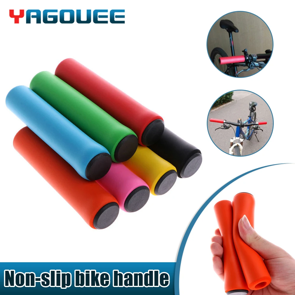 

1 пара, силиконовые Нескользящие ручки на руль велосипеда