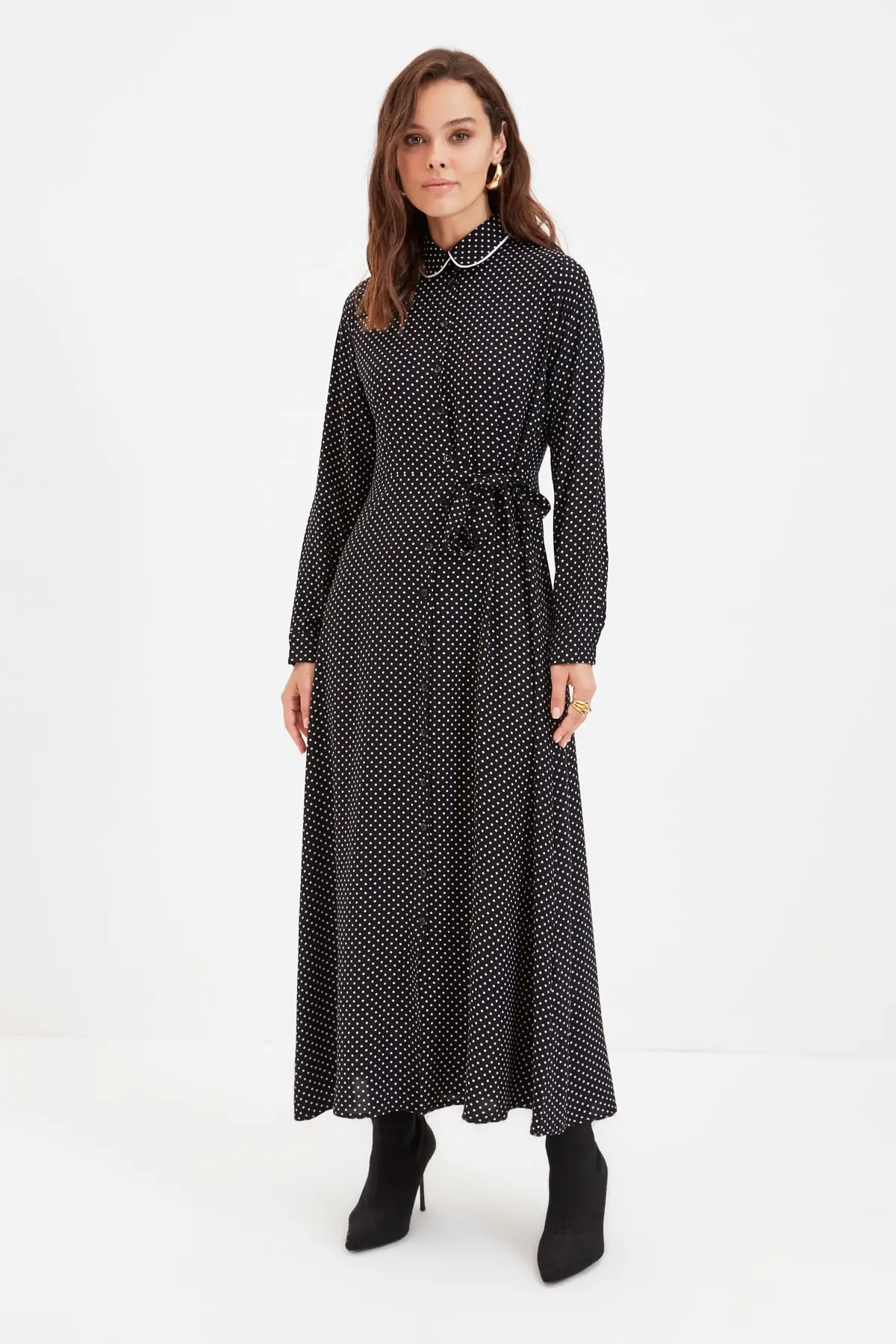 

Trendyol Shirt Collar Dress TCTAW22EB0034