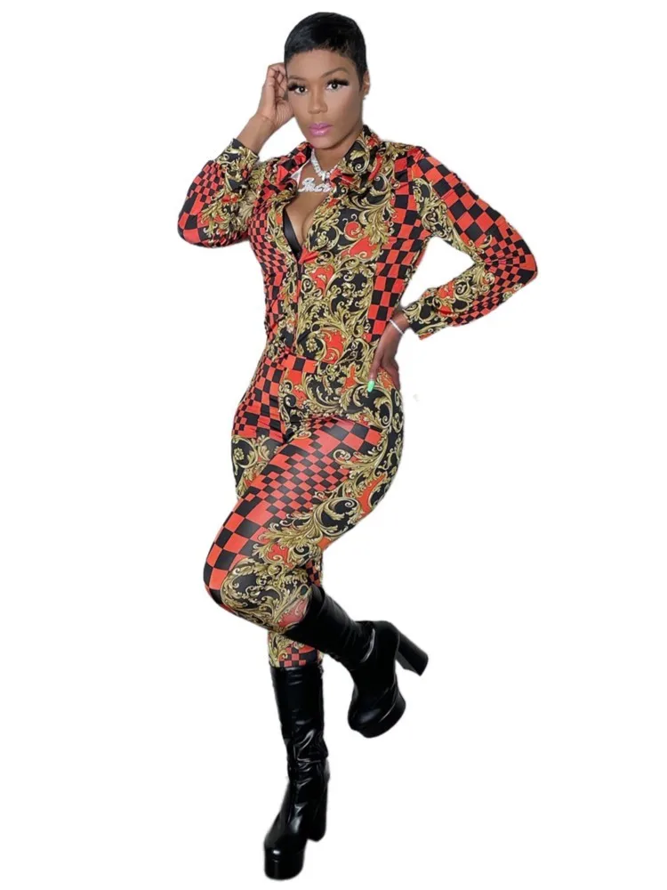 

Dashiki African Clothes Women 2 Piece Set Shirt Tops And Pant Suit Africa Clothing Fashion Print Bazin Riche African Outfits Set