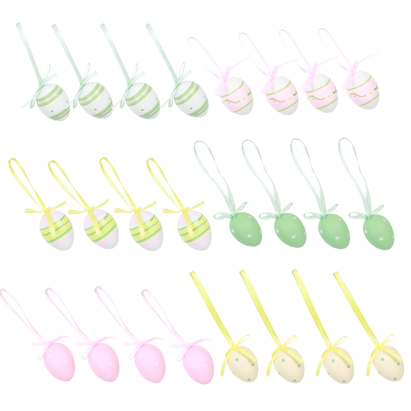 

24Pcs Eggs Home Eggs Decor Easter Eggs Decor Easter Supply for Garden Party Festival