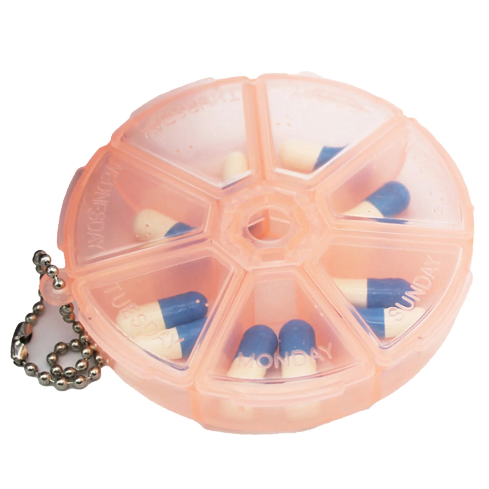 

Органайзер для таблеток на неделю, дорожный органайзер для таблеток на неделю, органайзер для таблеток с большими отделениями для витаминов, рыбьих масел, добавок C44