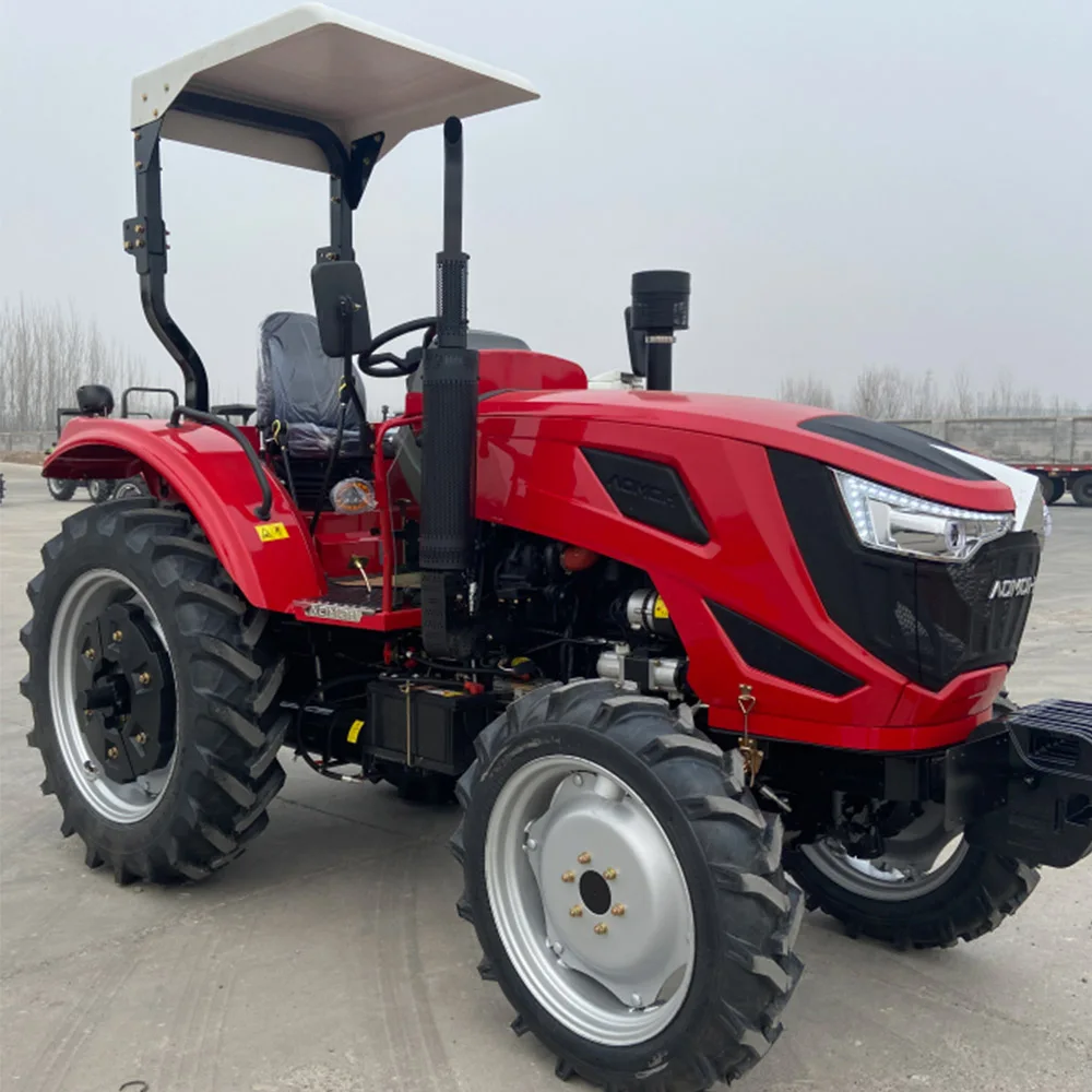 Фото Заводская розетка 50 л.с. Трактор Мини 4WD 60 л.с. Фермерский трактор с использованием для садового сада №3