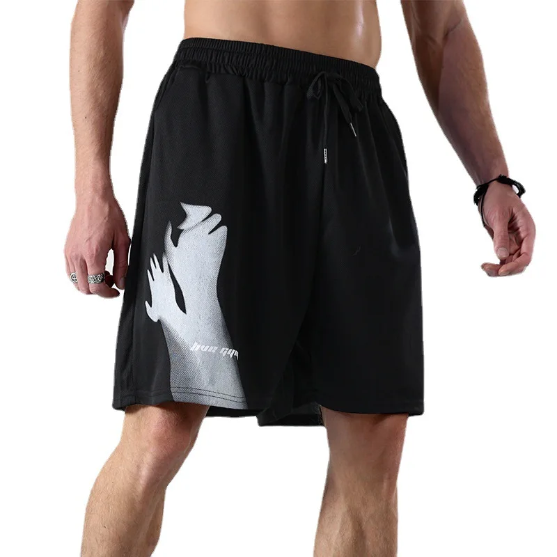 

2022 Summer Sports Shorts Men's Printed Loose Large Size Five-point Pants Quick-drying Breathable Casual Pants Workout Shorts