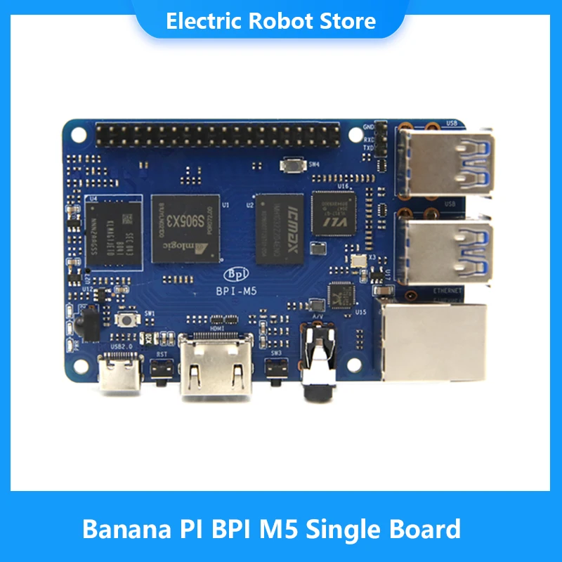 Одноплатный компьютер нового поколения Banana PI BPI M5 Amlogic S905X3 дизайн SBC arm linux |