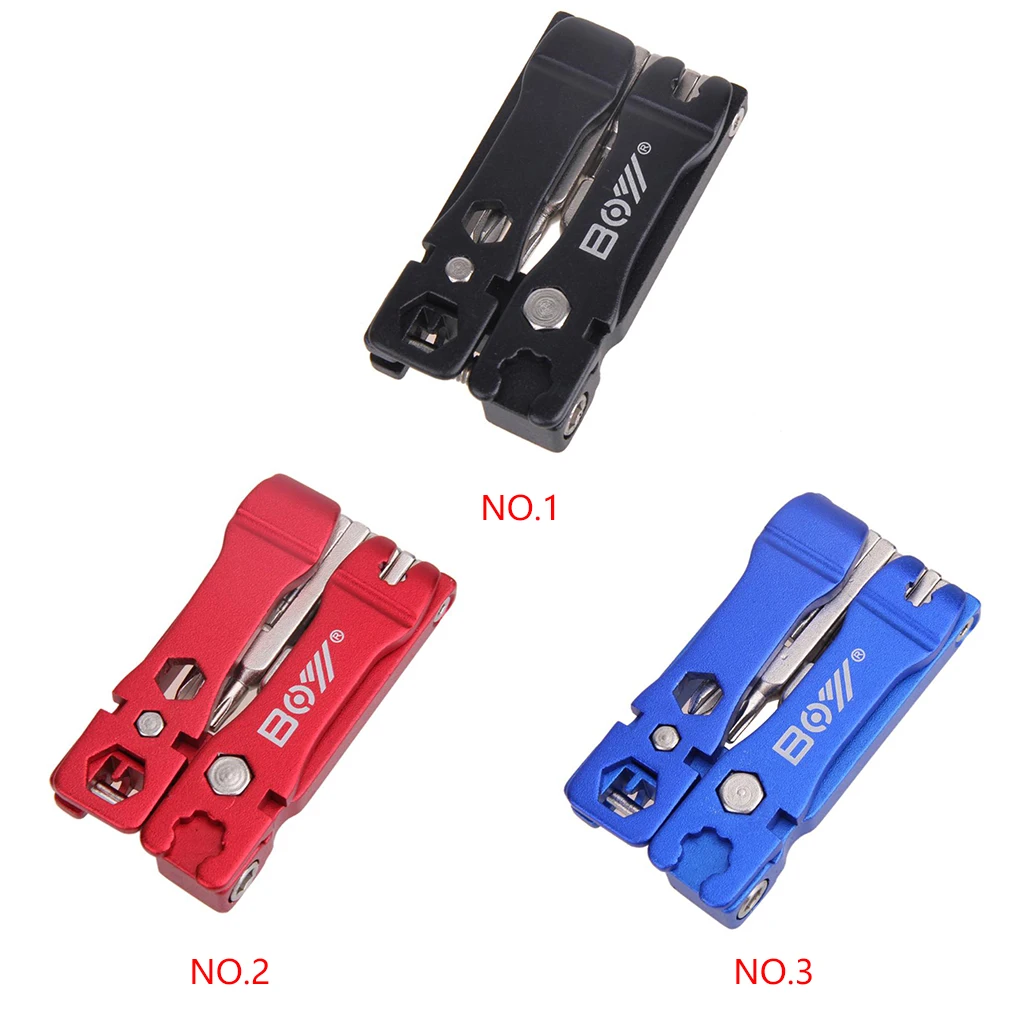 

19 in 1 Bicycle Repair Tools Kit Foldable Hex Key Screwdriver Wrench MTB Mountain Cycling Bike Repair Tools Cycling Multi Kit