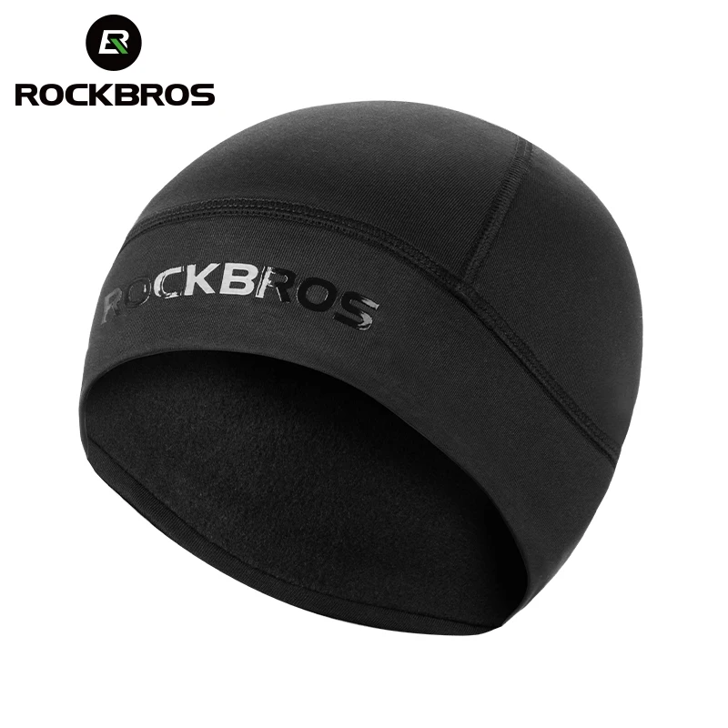 

ROCKBROS Winter Cycling Cap Windproof Warm Thermal Fleece Bike Cap Running Skiing Motorcycle Hat Bicycle Cycling Headwear Unisex