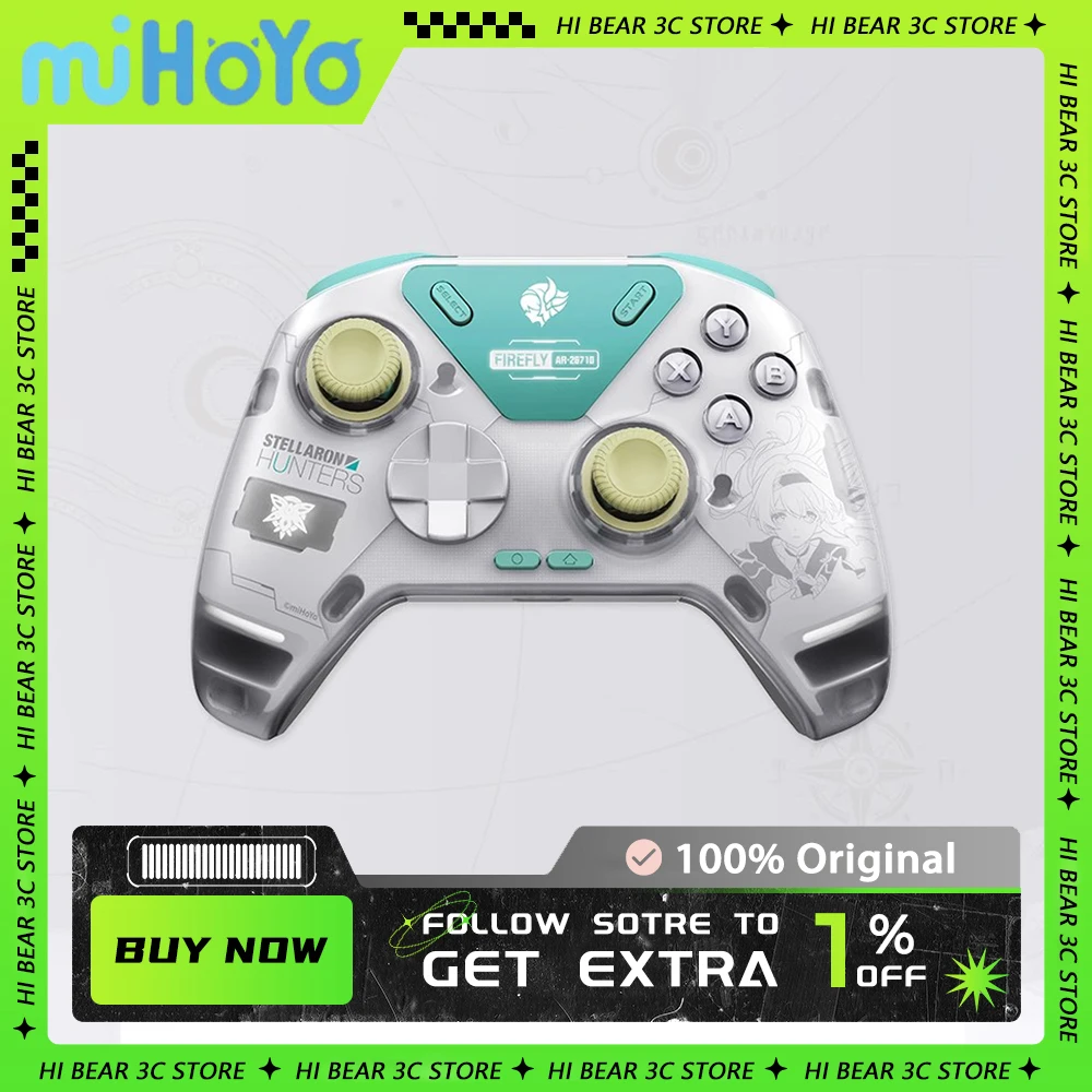 MiHoYo Honkai: геймпады со звездами и светлячком беспроводные игровые ручки умный