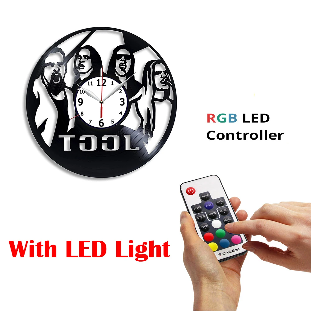 

Настенные часы ручной работы с виниловой пластиной, настенный постер с фирменным логотипом, уникальные идеи для декора кухни, подарок ему и ее