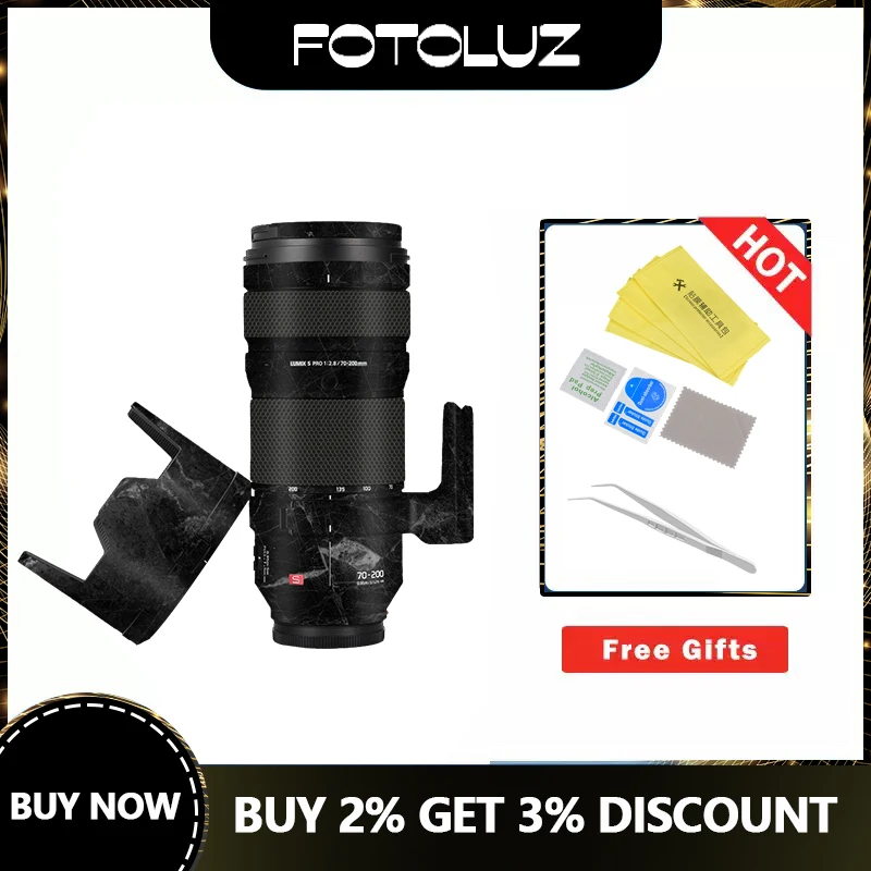 Пленка для объектива камеры S Pro 70-200F2.8 наклейка Panasonic защита от царапин защитная