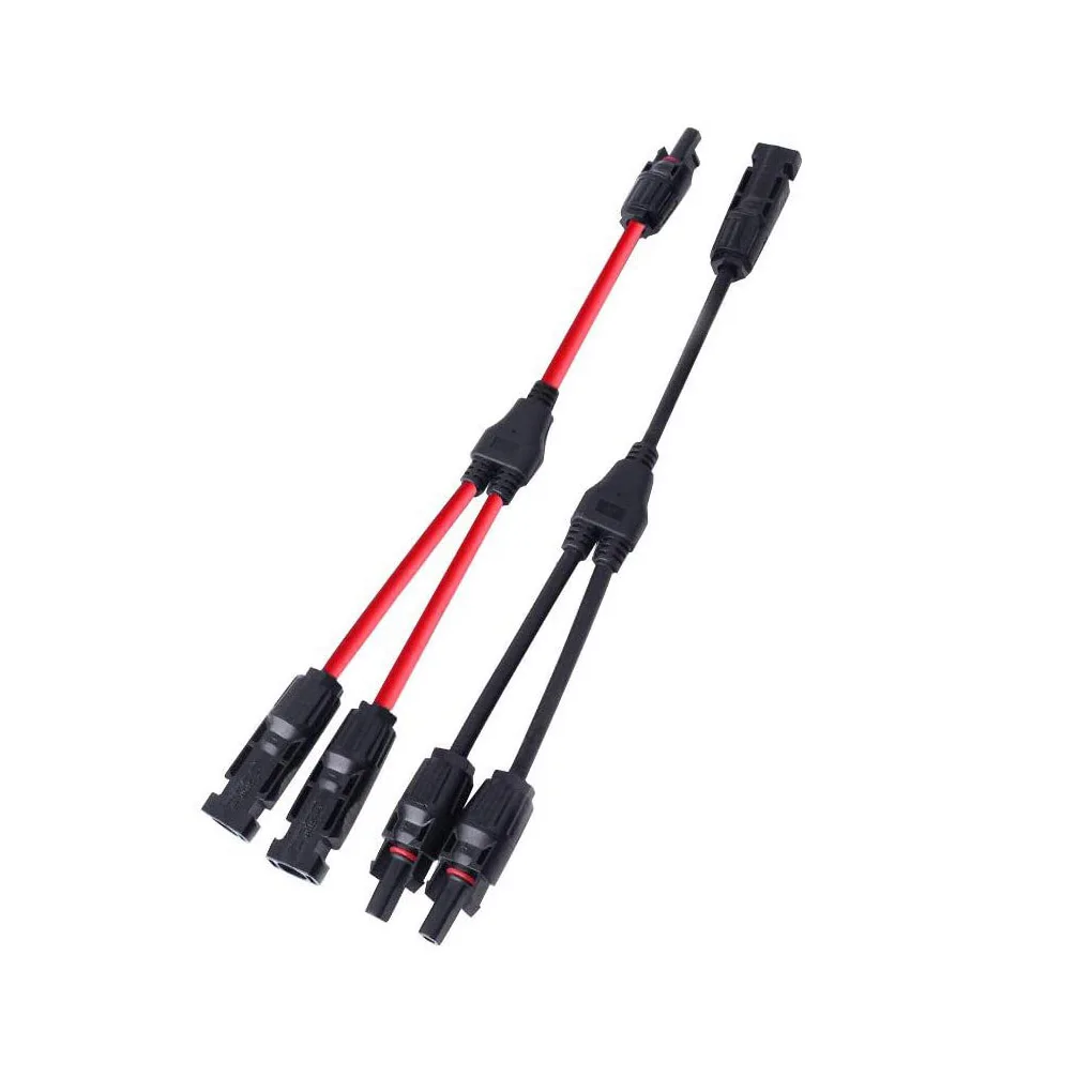 

Y-shaped Parallel Connector MMF FFM Solar Branch Adapter Dustproof Cable Plug In-line Socket Photovoltaic Connectors