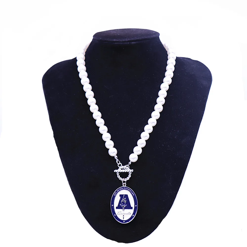 Жемчужная цепочка Женская Группа колледжа греческие буквы Zeta Phi Beta Archonettes