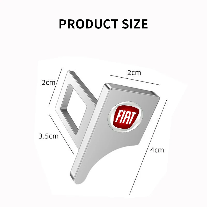 Скрытая Автомобильная безопасная пряжка для ремня безопасности FIAT 500x Grande Punto evo