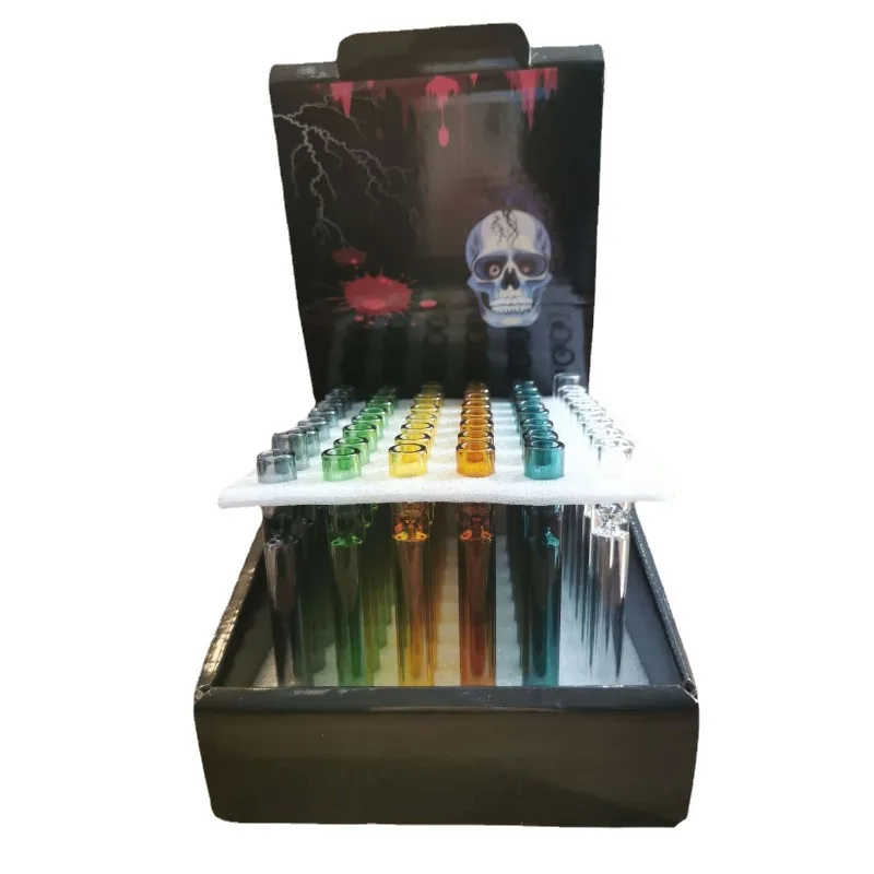 Стеклянная соломинка цвет в ассортименте