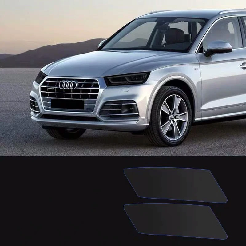 Прозрачная черная защитная пленка для фар автомобиля TPU для Audi Q5 SQ5 A4 A5 A6 A7 A8 A3 S3 S4 S5 S6 S LINE rs3 rs4 rs5.