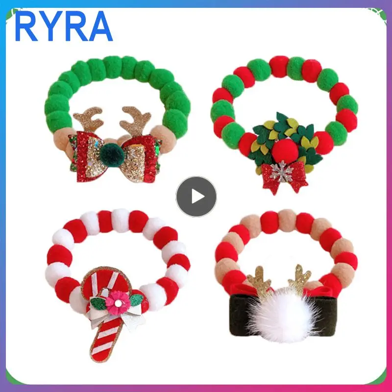 

Pet Bowtie Creative Christmas Theme Dog Bow Tie Cute Grooming Puppy Bow Ties Pet Accessories Red Collar Universal Small