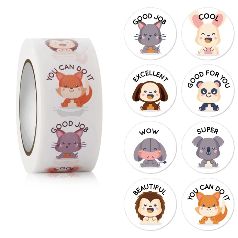 

50-500 шт., круглые канцелярские принадлежности для детей, 1 дюйм