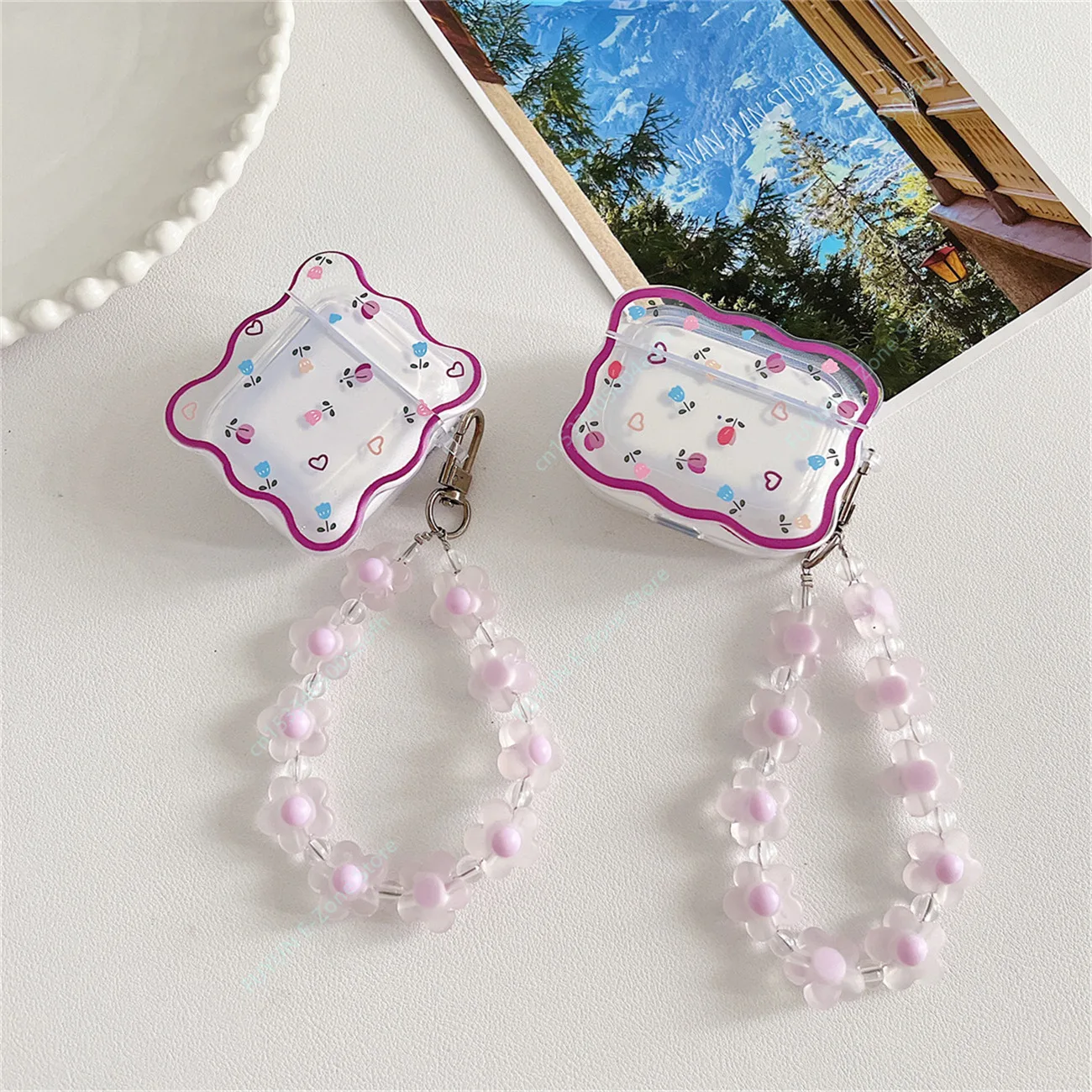 Женский Мягкий ТПУ чехол для наушников Airpods Pro 2 3