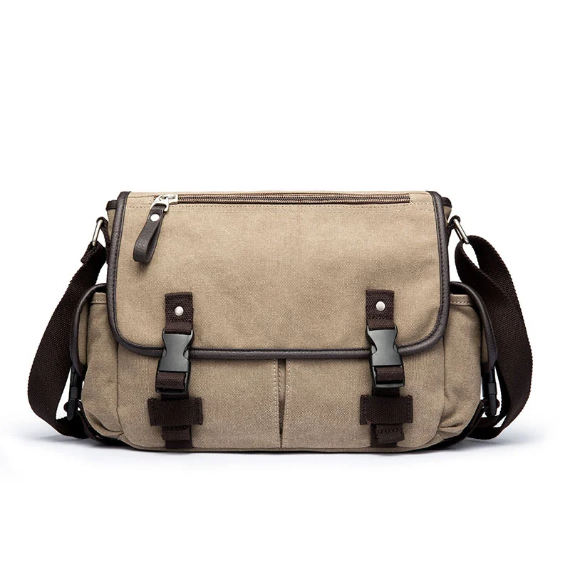 

Portable Canvas Shoulder Bag Men's Fashion Casual Diagonal Span Bag Personality Messenger Bag for Men дорожная сумка Duffle Bag