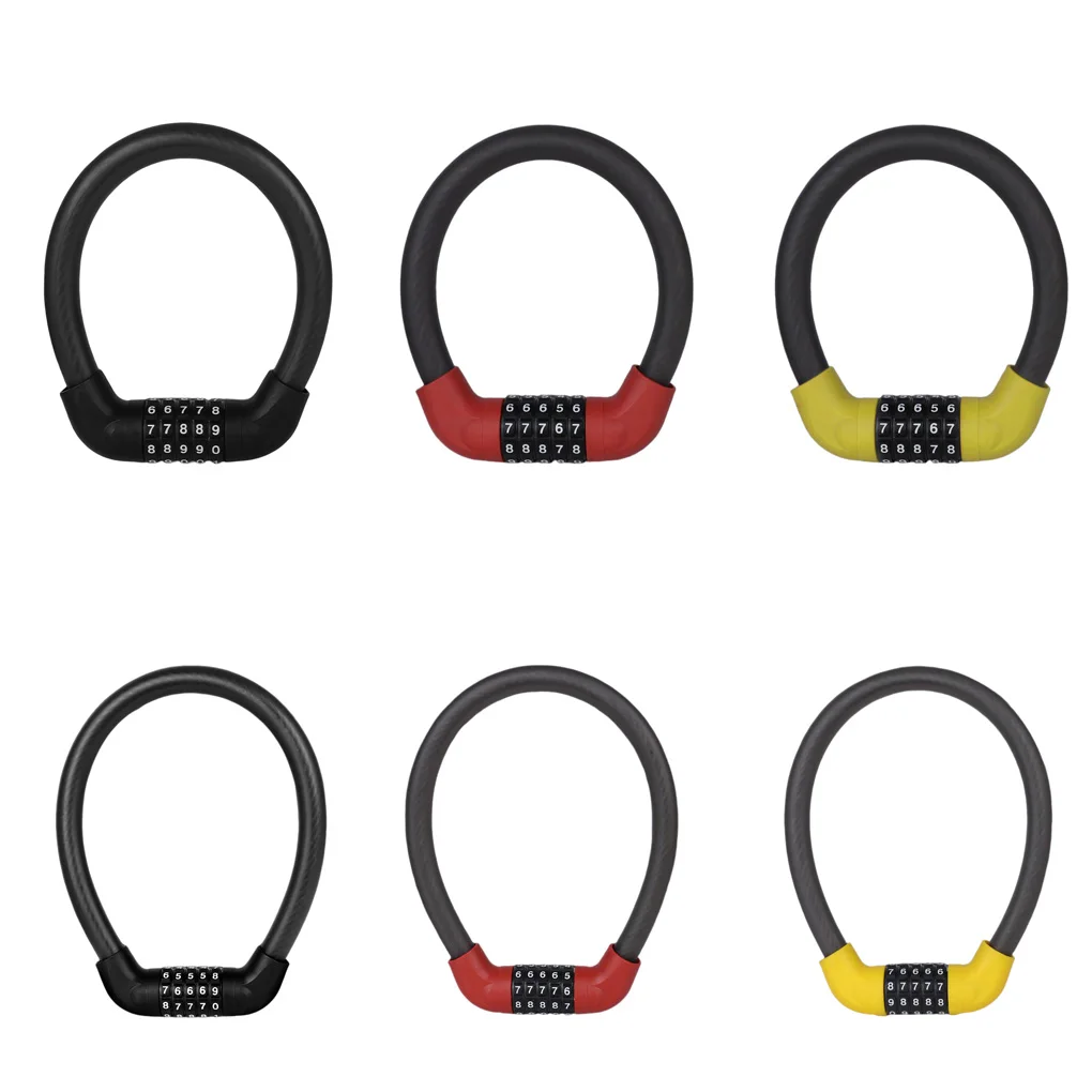 

Universal Bike Lock Anti-theft Locks Helmet Padlock Flexible Soft Password Lock Motorcycle Lock Bike Accessories