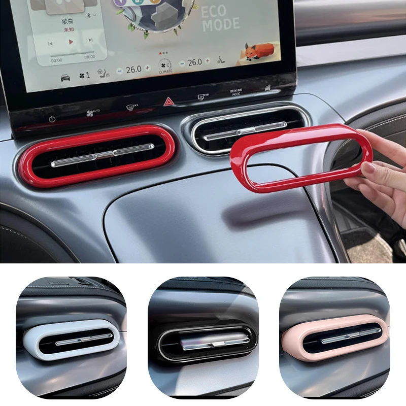 

Car Conditioning Air Outlet Protective Frame Decorative Cover For Smart Elf #1 2022 Interior Styling Modification Accessories