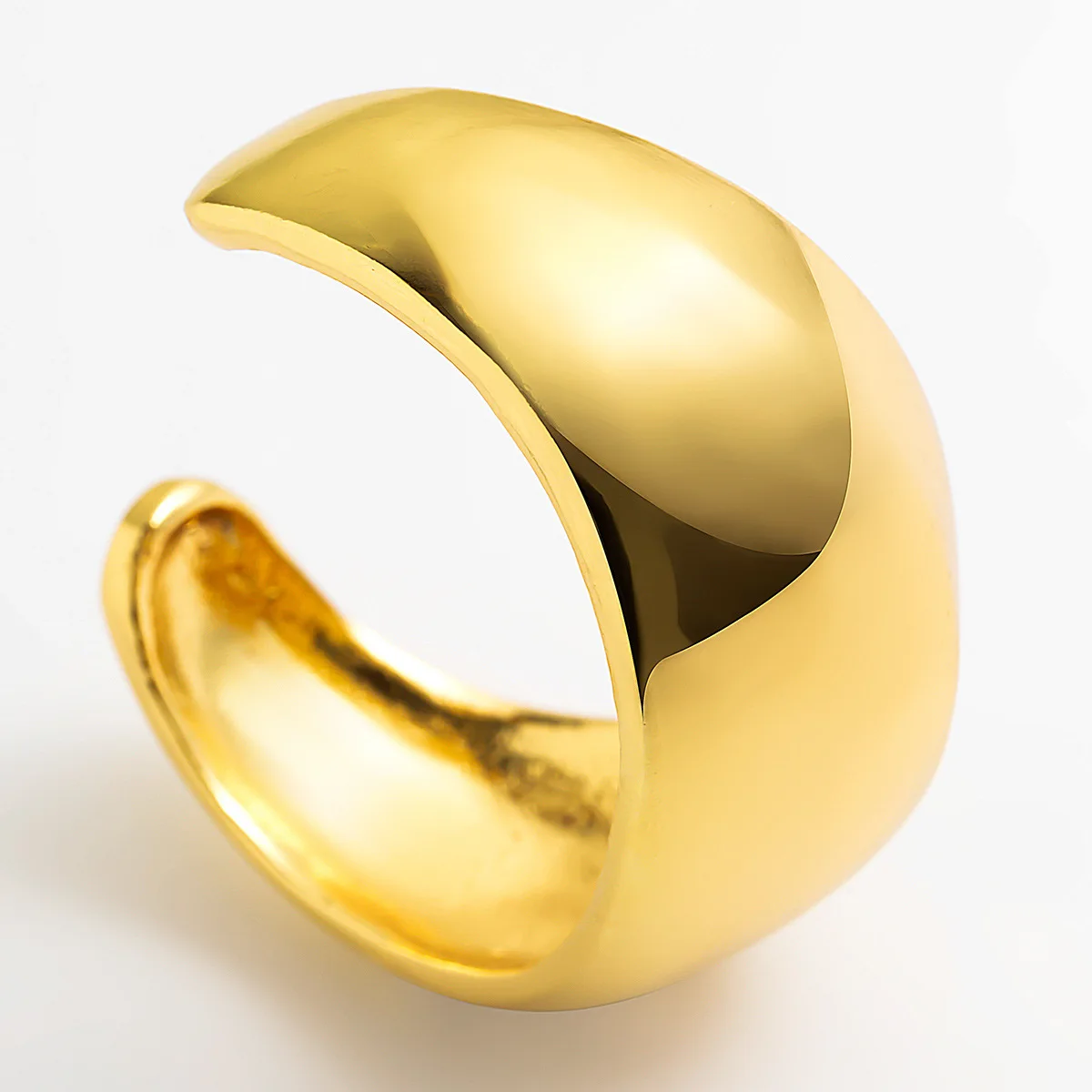 Крупные широкие браслеты KMVEXO из тяжелого металла для женщин Открытый браслет в