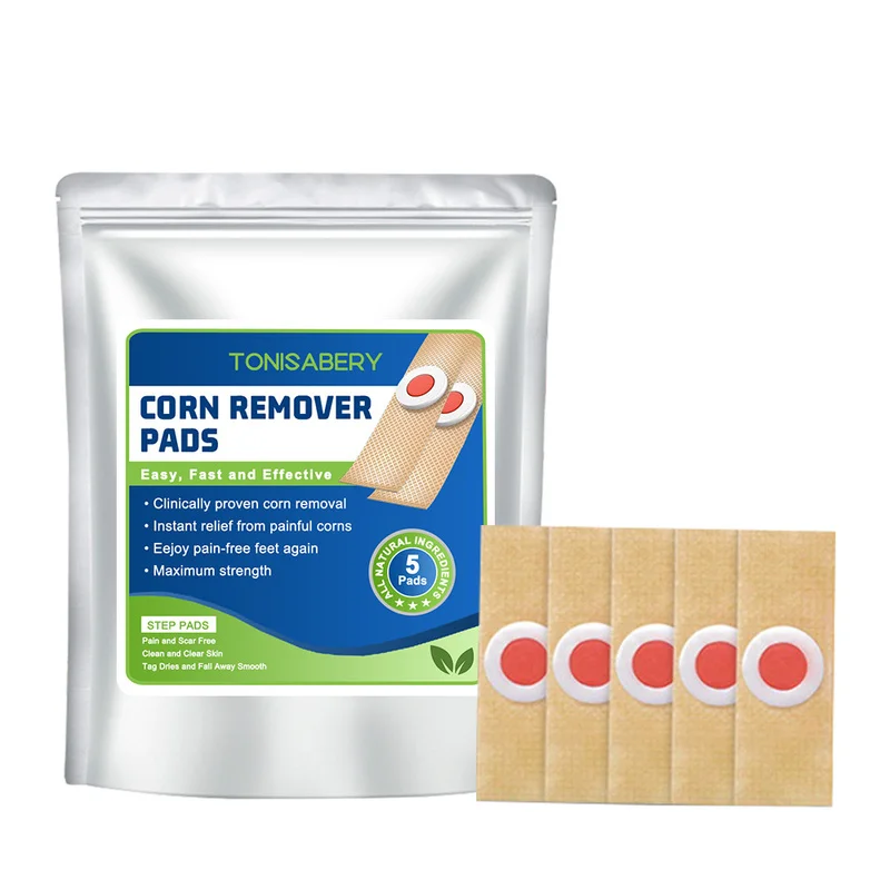

5 Pads Medical Corn Plaster Foot Corn Removal Warts Thorn Detox Adhesive Patches Feet Care Calluses Callosity Clavus Remove Tool