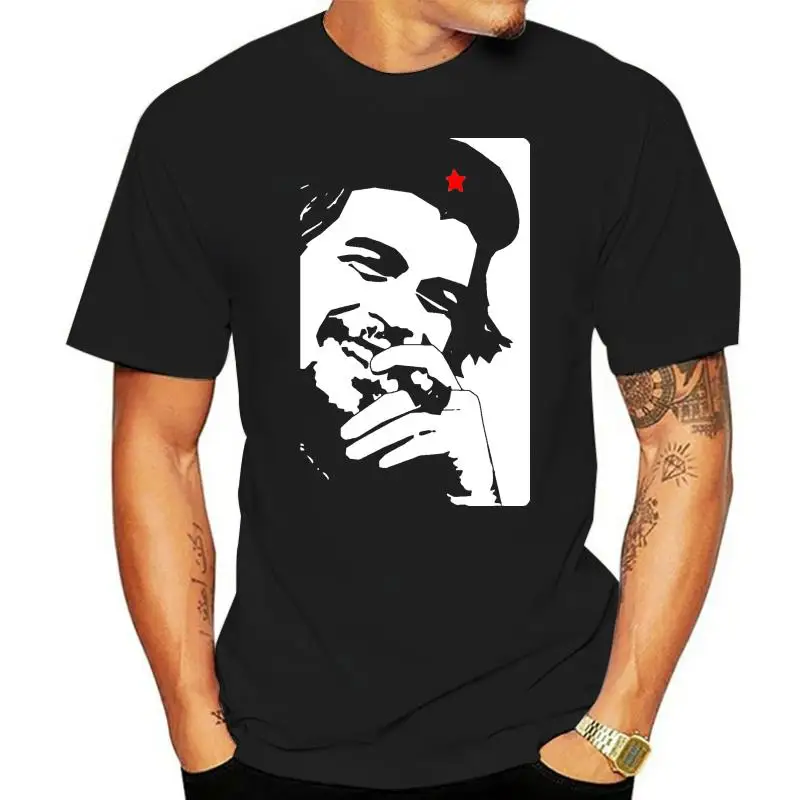 

Vintage Che Guevara Cotton Shirt Black White Tshirt