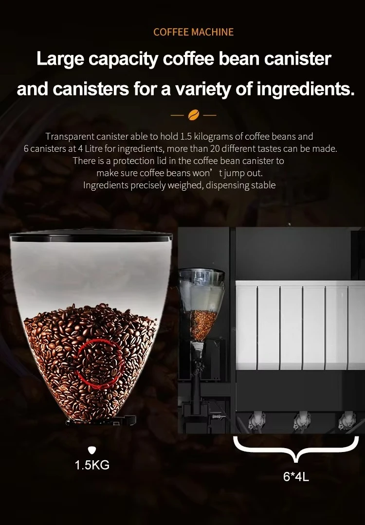 Фото Оптовая продажа: Кофемашина Grand Sticker Mocha для бизнеса, полностью автоматическая, быстрое приготовление за 60 секунд, от зерна до чашки №3