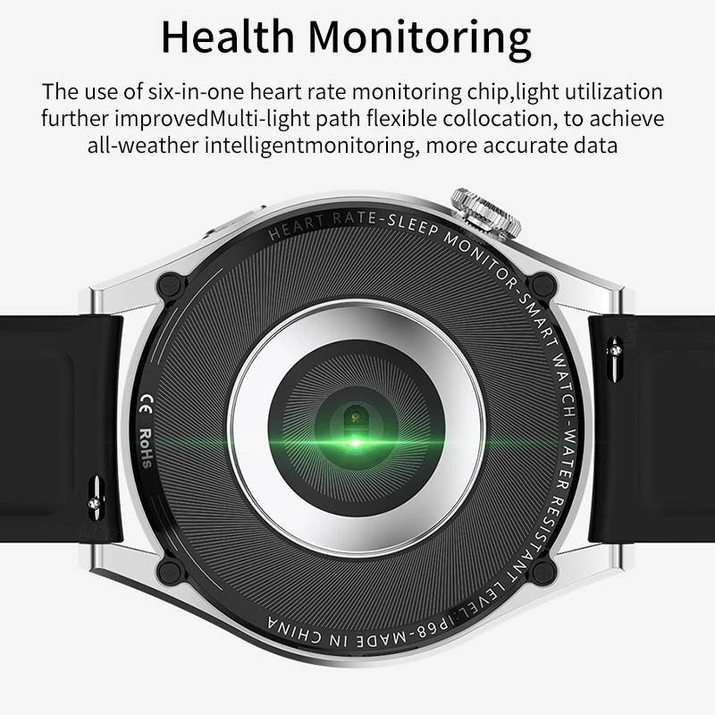 Умные часы LIGE AMOLED Bluetooth с вызовом спортивный фитнес-трекер мониторинг сна