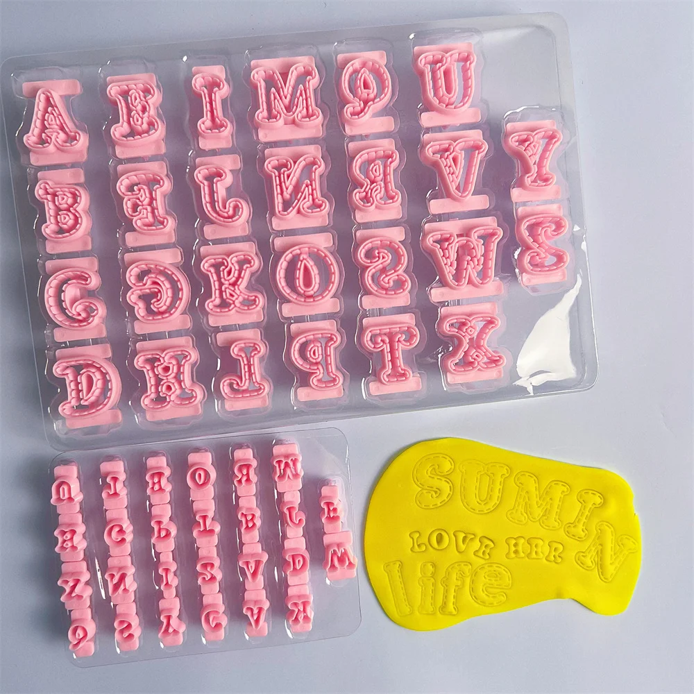 

Baking Cake Tools 26pcs/set Alphabet Cake Molds Sugar Paste Letter Stamp Embossing Cutter Fondant Cookie Cake Decoration Tools