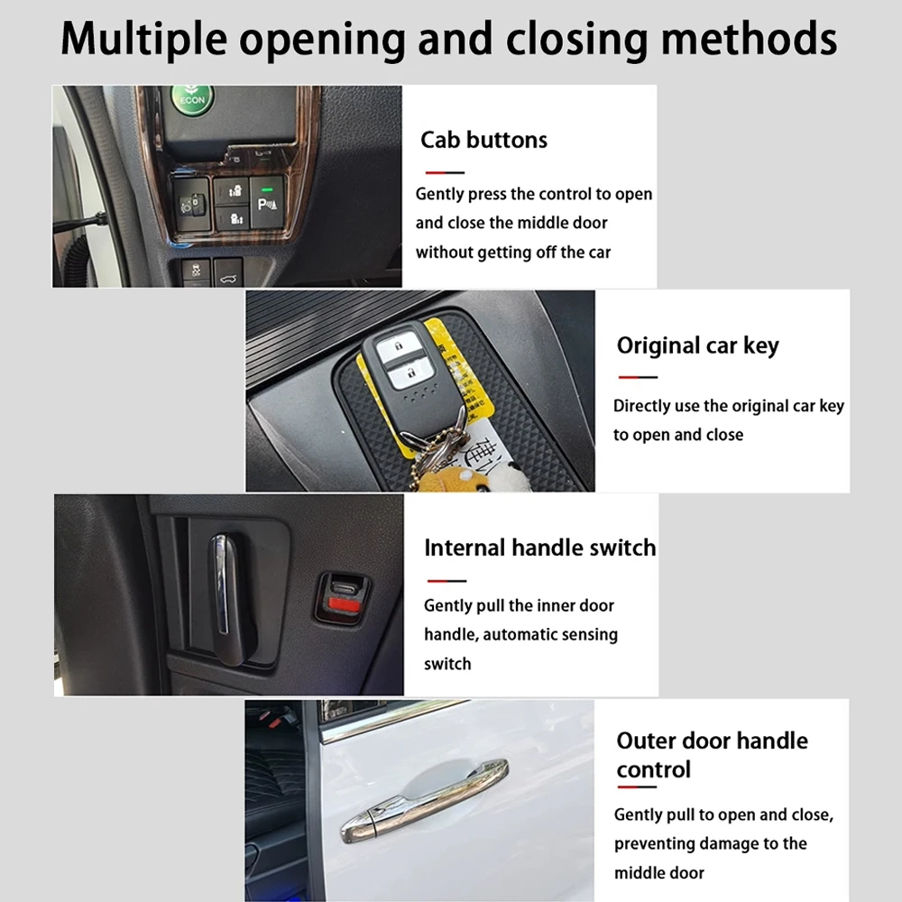 Фото Для Dongfeng Fengxing Forthing Lingzhi M5 M5L M3 M3L V3 V3L Evolute i-Van i Van MPV Power раздвижная дверь левый и правый комплект для модернизации №3