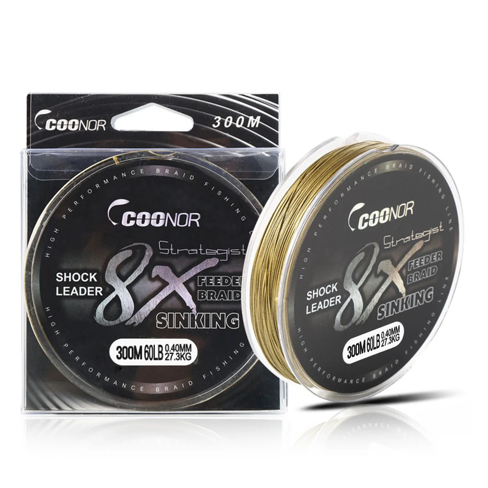 Плетеная леска Coonor 8 + 1 плетеная тонущая 300 м полиэтиленовая все для рыбалки