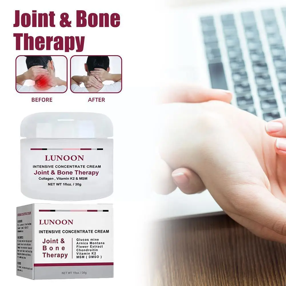 

30g New Joint And Bone Therapy Cream Reduce Pain Relieve Stiffness Back Muscle Sooting Cream For Joint Muscle Recovery Care Q0I0