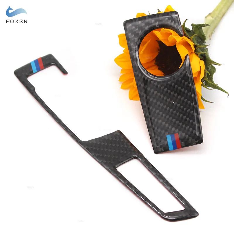 For BMW 5 Series GT F07 F10 X3 X4 F25 F26 Car Styling Carbon Fiber Gear Shift Panel Knob Cover Frame Trim | Автомобили и