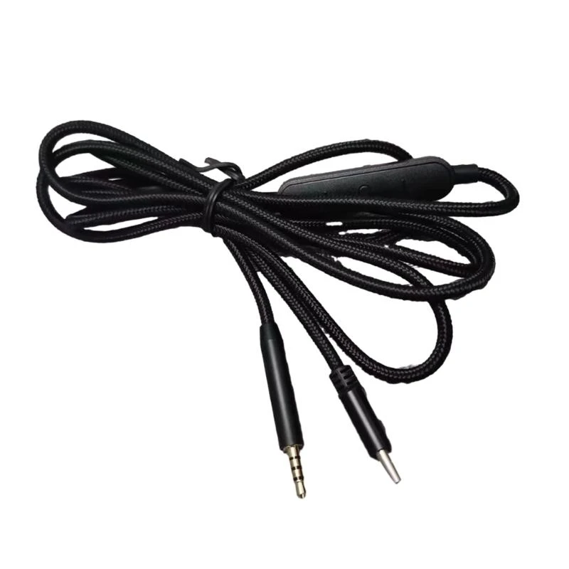 Фото Качественный USB C до 2,5 мм кабель для наушников для QC25/QC35/QC35II/QC45/NC700/Y40/Y45/Y50 с встроенным микрофоном 150 см 150 №2
