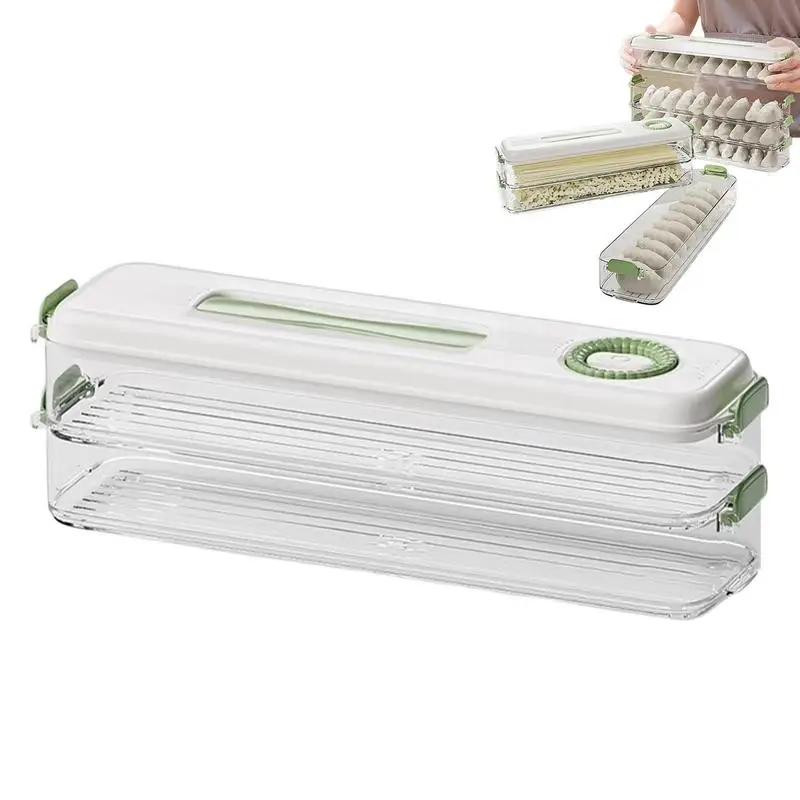 

Refrigerator Organizer Pantry Food Storage Stackable Boxes Meat Keeper Container Meat Keeper Container With Lid And Handle