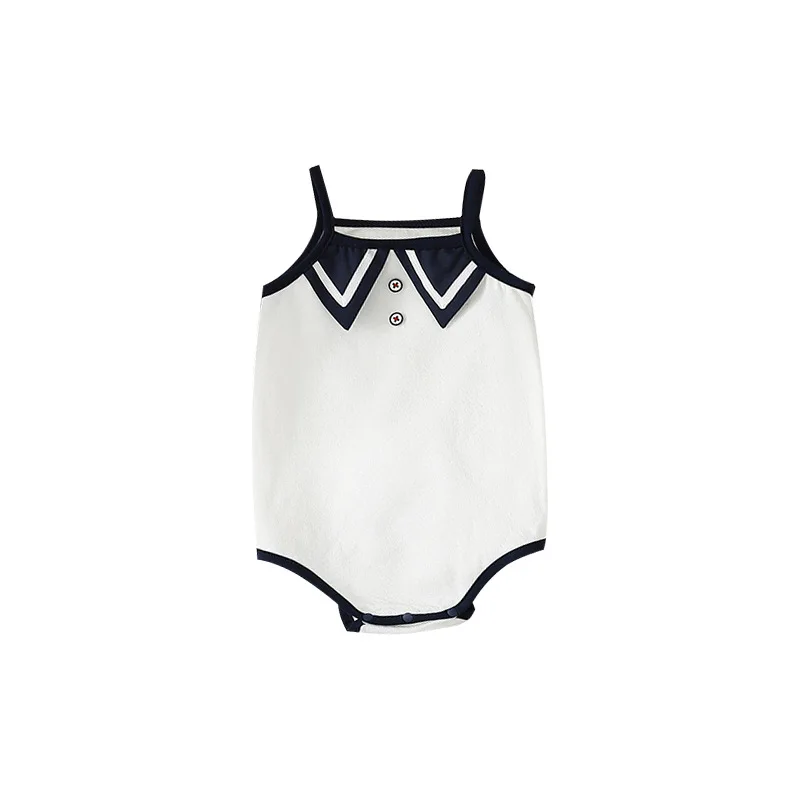 

Summer Children's Clothing Infant Bodysuits Child Simple Suspender Sleeveless One-Pieces Kids Triangle Romper Baby Girls Clothes