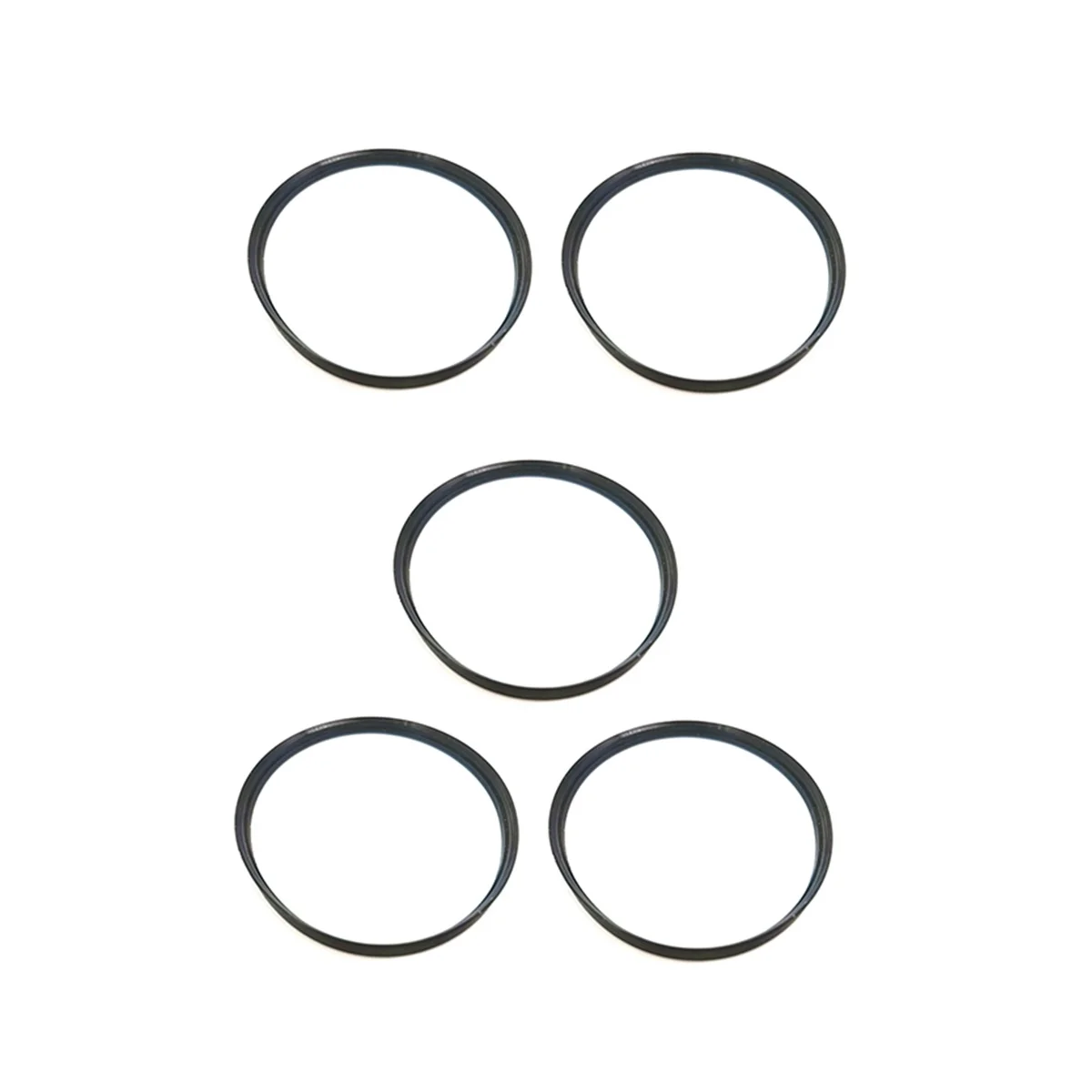 

5PCS Dust Proof Bayonet Seal Ring Rubber for Canon EF 24-105 24-70 17-40 16-35 Mm Lens Repair (Black Circle)