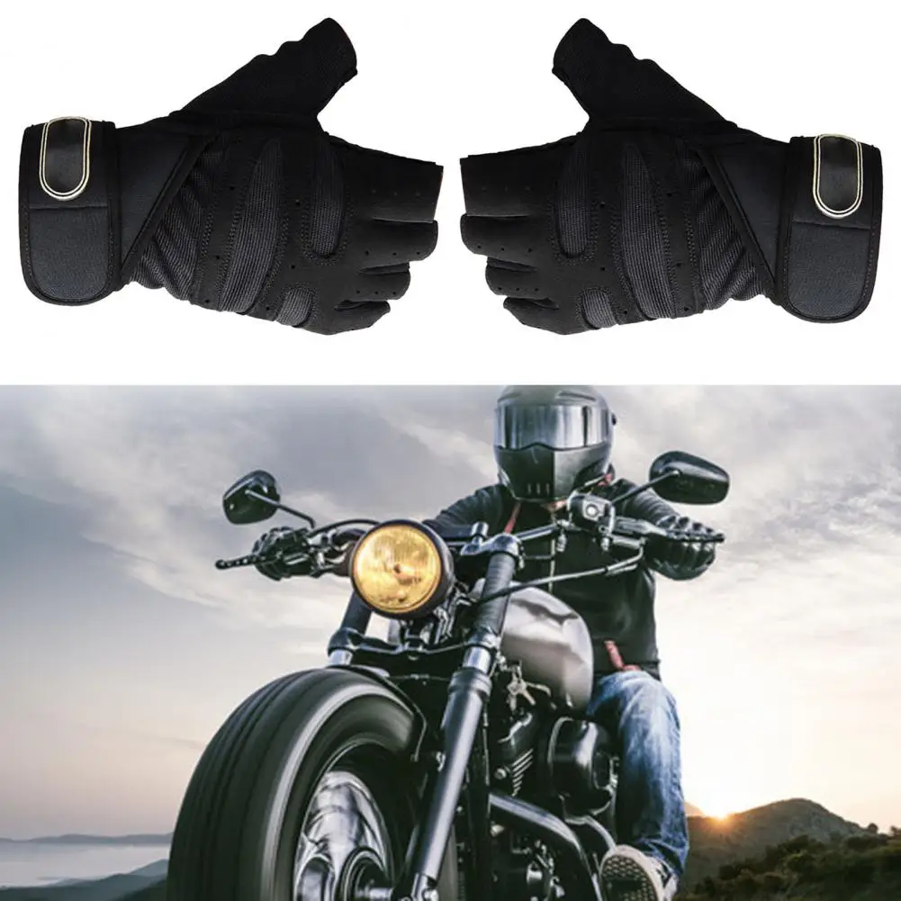 

Half Finger Gloves Fingerless Comfortable Riding Gloves Thin Anti-shock Cycling Gloves Cycling Gloves for Motorbikes
