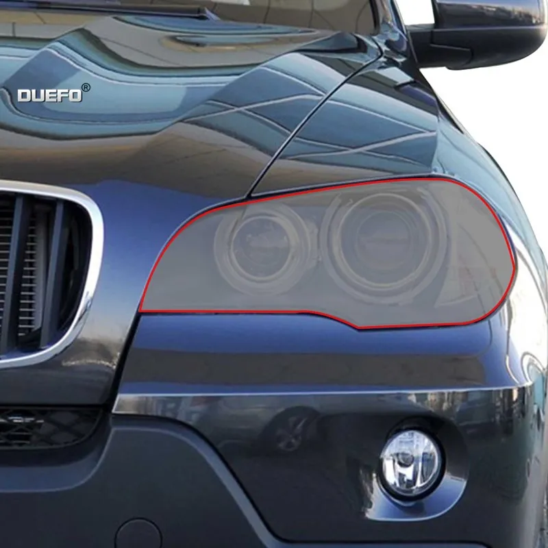 

2 шт., автомобильные наклейки для передних фасветильник BMW X5 E70 M 2007-2013