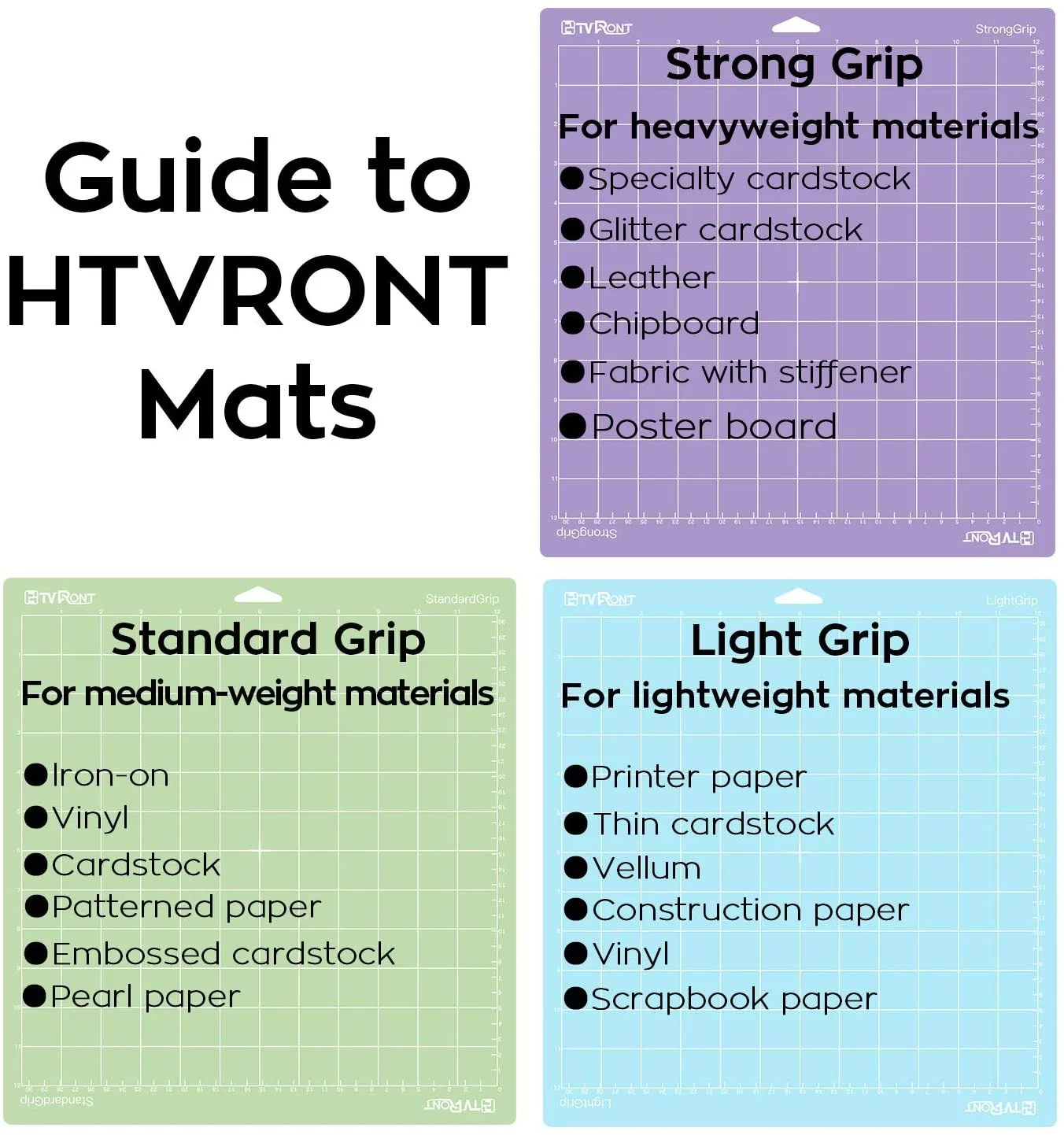 HTVRONT 3 шт. 30 см х разноцветный ПВХ клейкий режущий коврик гравировальная машина