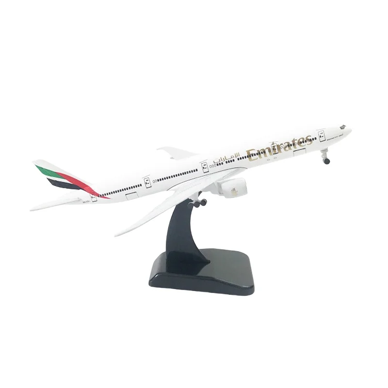 20 см B777 UAE Emirates Airlines Модель Boeing 777 Airlines Металлическая копия самолета из сплава Материал 1:400 Авиационная форма Подарочная серия (art.: 3920ca89ffa46) - 3920ca89ffa46