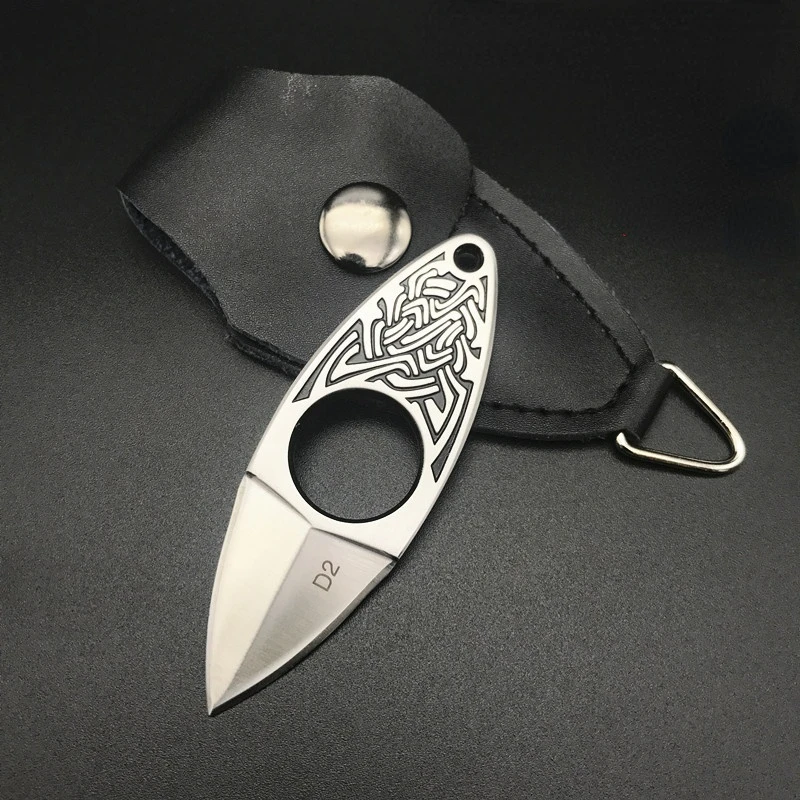 

Mini Knife With High Hardness And Sharp Straight Knife Outdoor Creative EDC Tool With Holster