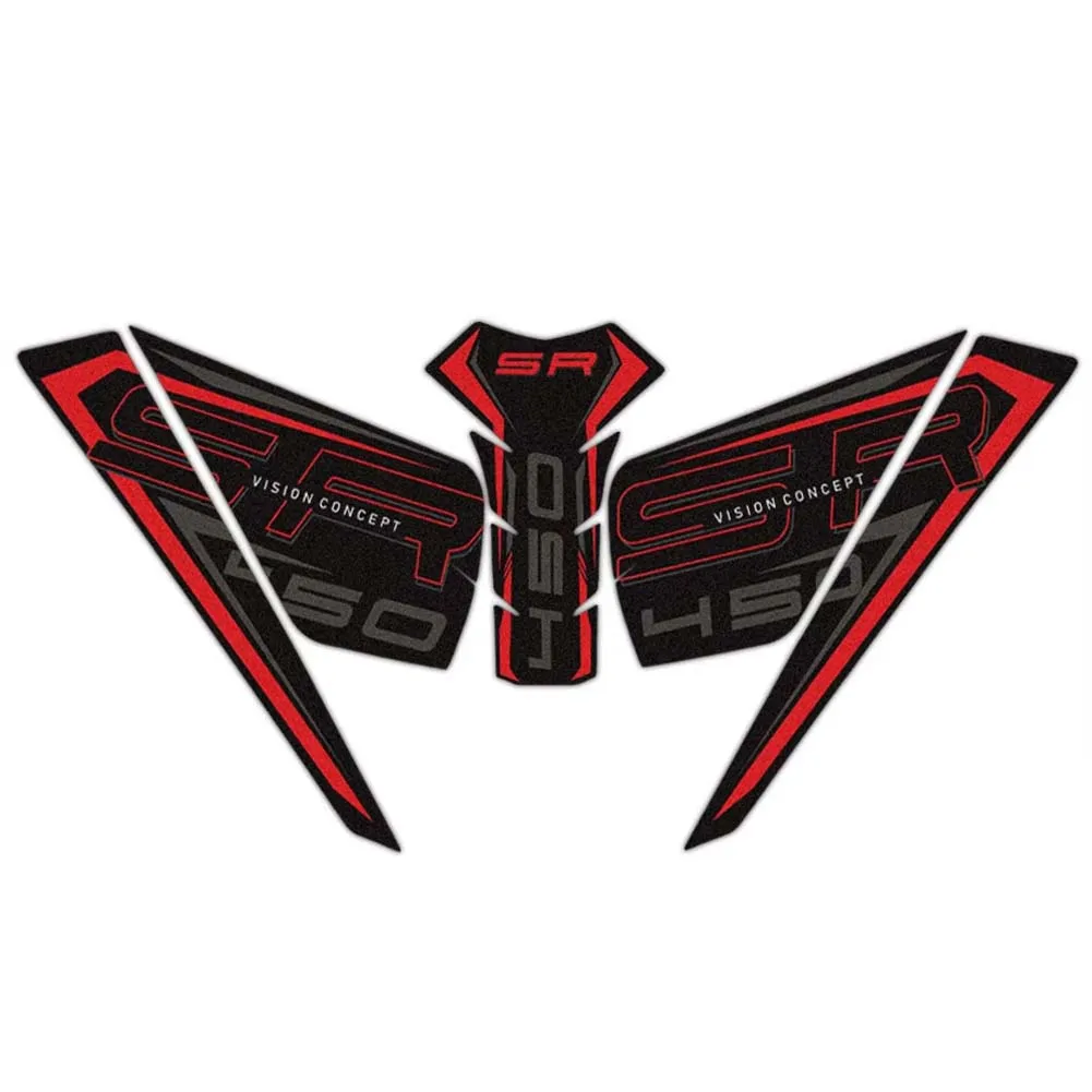 

450SR матовые аксессуары для мотоциклов, наклейка, комплект наклеек, защита топливного бака, противоскользящая защита для 450SR 450 sr 450 SR