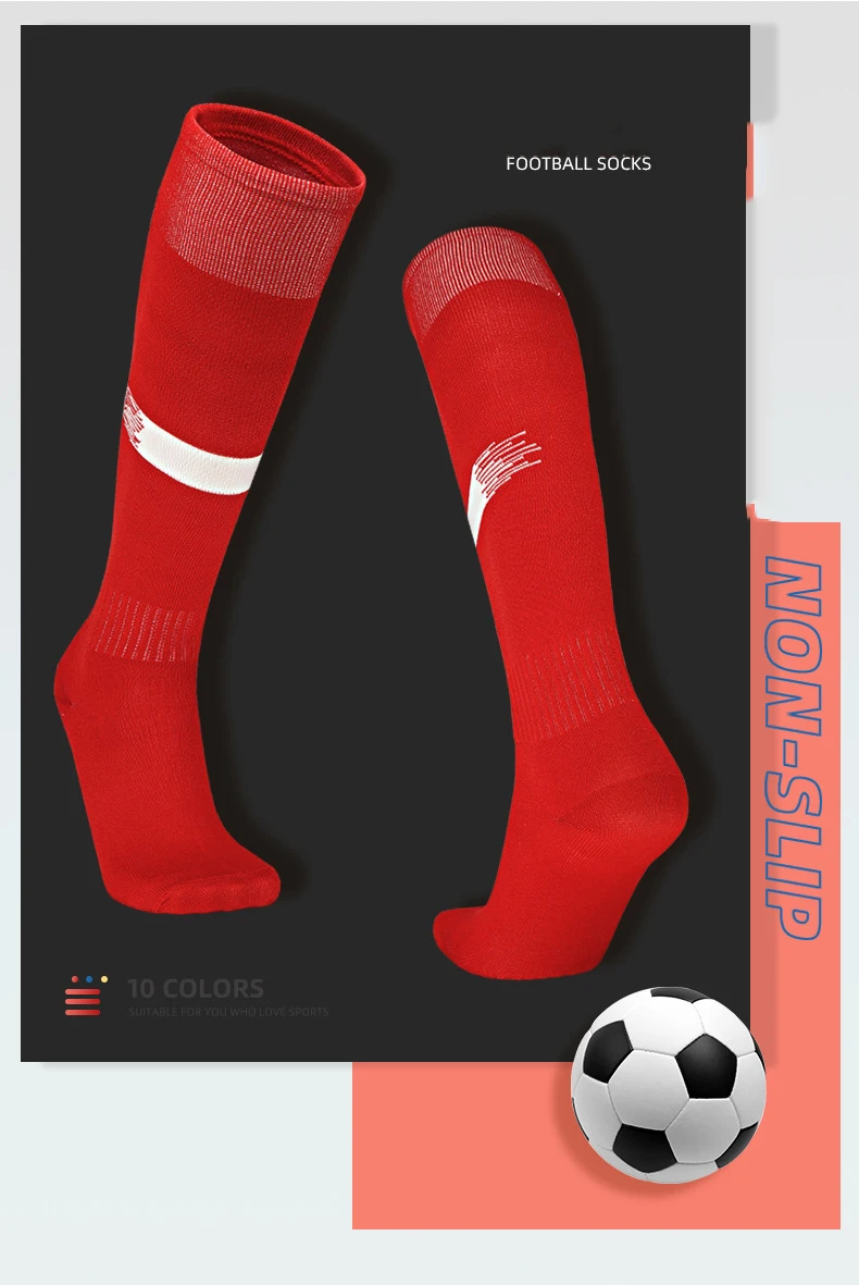 Spring And Summer Thin Section Tall Soccer Socks men's Long Socks Boys Children knee-high Socks Sports Socks Men Futbol Soccer