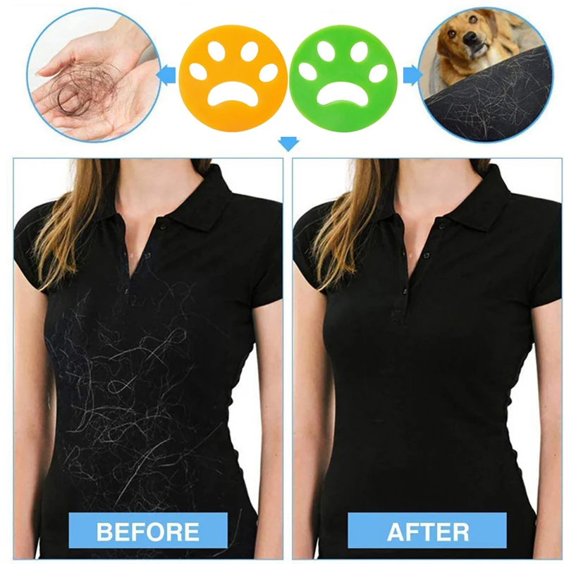 

Pet Hair Remover for Washing Machine Reusable Cats Dogs Fur Sticker Hair Brush Lint Dust Collector Dryer Cleaning Laundry Tools